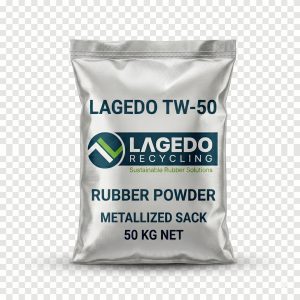 LAGEDO TW-50 Rubber Powder - 50 KG Metallized Sack | Sustainable Rubber Solutions