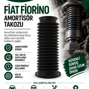 Lagedo Fiat Fiorino Amortisör Takozu – Esnek Yapı, Güçlü Koruma!